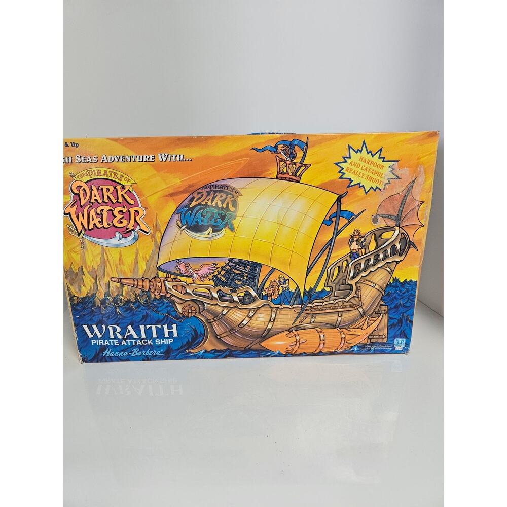 Pirates of Dark Water Wraith Attack Ship NIB Factory Sealed with action figures
